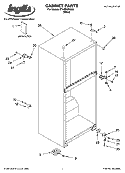 CABINET PARTS Diagram and Parts List for IT14DKXSQ00  Inglis Refrigerator