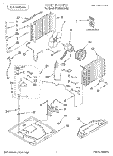 Part Location Diagram of 1168914 Whirlpool WHEEL-BLWR