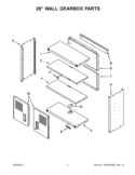 Part Location Diagram of W10524979 Whirlpool PANEL