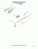 Part Location Diagram of WPW10500086 Whirlpool Control Panel
