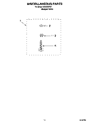 MISCELLANEOUS  PARTS, OPTIONAL PARTS (NOT INCLUDED) Diagram and Parts List for IAX4000RQ1  Inglis Washer