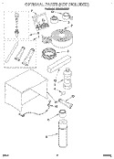 OPTIONAL Diagram and Parts List for BHAC0500BS0  Whirlpool Air Conditioner