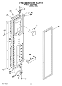 Part Location Diagram of 2215984S Whirlpool TRIM-DOOR