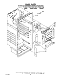 LINER Diagram and Parts List for ET18NKXYW00  Whirlpool Refrigerator