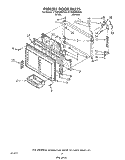 FREEZER DOOR Diagram and Parts List for ET25DMXWF00  Whirlpool Refrigerator