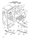 Part Location Diagram of LIT2163317 Whirlpool Use & Care Guide