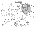 SECTION Diagram and Parts List for AD0252XA1  Whirlpool Dehumidifier