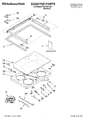 COOKTOP PARTS Diagram and Parts List for KESC308LSS0  KitchenAid Range