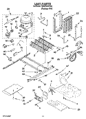 UNIT PARTS Diagram and Parts List for 7GS5FHAXTA01  Whirlpool Refrigerator