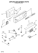 AIRFLOW AND CONTROL PATRS, OPTIONAL PARTS (NOT INCLUDED) Diagram and Parts List for ATR12  Whirlpool Air Conditioner