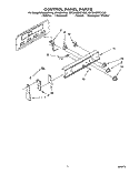 Part Location Diagram of 3183117 Whirlpool Surface Burner Knob