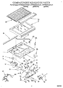 COMPARTMENT SEPARATOR Diagram and Parts List for KTRS25KAAL01  KitchenAid Refrigerator