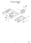 Part Location Diagram of 4358487 Whirlpool FOOT-BASE