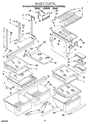 Part Location Diagram of 2160615 Whirlpool GASKET