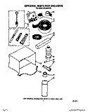 OPTIONAL Diagram and Parts List for BHAC0500XS0  Whirlpool Air Conditioner