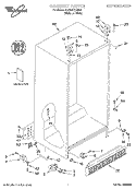 Part Location Diagram of LIT2205853 Whirlpool LITERATURE PARTS (Service & Wiring Sheet)