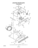 CONTROL PANEL Diagram and Parts List for B9907X0  Roper Wall Oven