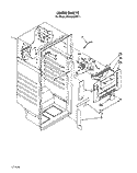 LINER Diagram and Parts List for RT14CKXVW11  Roper Refrigerator