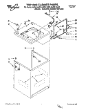 TOP AND CABINET, LIT/OPTIONAL Diagram and Parts List for 8LSR6114AN0  Whirlpool Washer