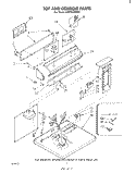 TOP AND CONSOLE, LITERATURE AND OPTIONAL Diagram and Parts List for LG5701XMW1  Whirlpool Dryer