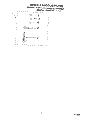 MISCELLANEOUS Diagram and Parts List for GSQ9632LL0  Whirlpool Washer