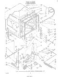 TUB Diagram and Parts List for DU3016XR0  Whirlpool Dishwasher