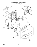 Part Location Diagram of WP2183787B Whirlpool Dispenser Grille