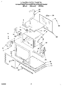 LOWER OVEN Diagram and Parts List for KEBS277BBL0  KitchenAid Wall Oven
