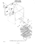 OVEN Diagram and Parts List for RM975PXKW0  Whirlpool Microwave Oven Combo