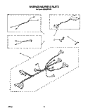 WIRING HARNESS Diagram and Parts List for RB160PXYQ0  Whirlpool Wall Oven