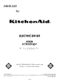 SECTION Diagram and Parts List for KEYE800SWH1  KitchenAid Dryer