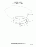 HEATER PARTS Diagram and Parts List for KUDC03FVBL3  KitchenAid Dishwasher