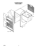 CABINET, LIT/OPTIONAL Diagram and Parts List for AD0252XZ1  Whirlpool Dehumidifier