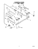 MANIFOLD Diagram and Parts List for SF302BEAW2  Whirlpool Range