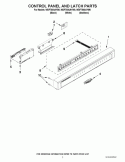 Part Location Diagram of W10358150 Whirlpool HANDLE