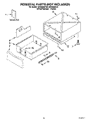 PEDESTAL PARTS (NOT INCLUDED), OPTIONAL PARTS (NOT INCLUDED) Diagram and Parts List for GEW9260PW0  Whirlpool Dryer