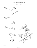 WIRING HARNESS Diagram and Parts List for DU8350XT3  Whirlpool Dishwasher