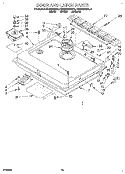 DOOR AND LATCH, LIT/OPTIONAL Diagram and Parts List for KUDS230BAL0  KitchenAid Dishwasher