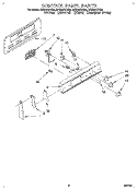 CONTROL PANEL Diagram and Parts List for RF376PXYN4  Whirlpool Range