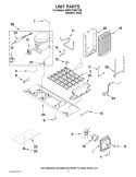 UNIT PARTS Diagram and Parts List for 6WSC21N4YY00  Whirlpool Refrigerator