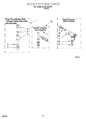 WATER SYSTEM Diagram and Parts List for 3LBR7132DW0  Whirlpool Washer
