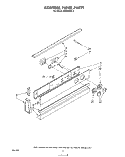 CONTROL PANEL , LITERATURE AND OPTIONAL Diagram and Parts List for RS600BXK2  Whirlpool Range