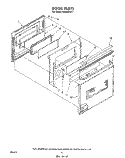 SECTION Diagram and Parts List for RB266PXV1  Whirlpool Wall Oven