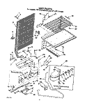 UNIT Diagram and Parts List for RT14FCLWW00  Roper Refrigerator