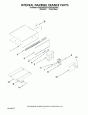 INTERNAL WARMING DRAWER PARTS Diagram and Parts List for KEWS145SPA03  KitchenAid Warming Drawer