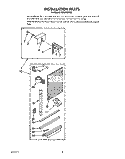 INSTALLATION Diagram and Parts List for ACM492XX2  Whirlpool Air Conditioner