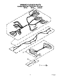 WIRING HARNESS Diagram and Parts List for KEDH207YBL1  KitchenAid Range