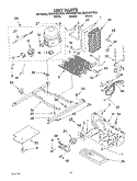 UNIT Diagram and Parts List for ED2CHQXKQ00  Whirlpool Refrigerator