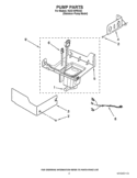 PUMP PARTS Diagram and Parts List for KUIC15PRXS2  KitchenAid Ice Maker