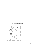 MISCELLANEOUS Diagram and Parts List for 6LA9320XTW1  Whirlpool Washer